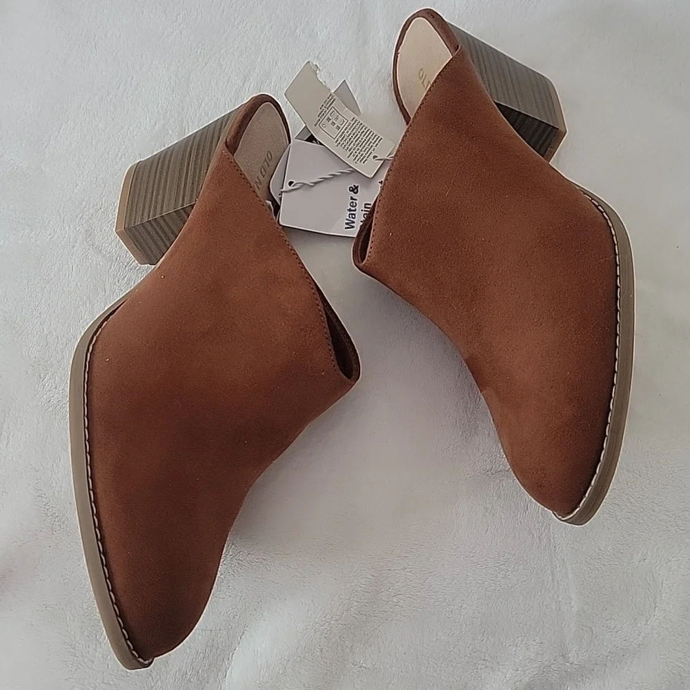 Old Navy Brown Mules Size 10 NWT - Picture 8 of 10